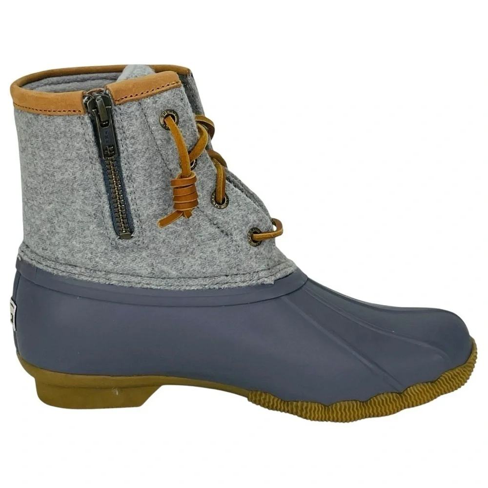 Sperry Saltwater Wool Insulated Womens Ankle Rain Boots Size 5.5M